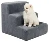 Komvortowy | Haustiertreppe | DUNKELGRAU | Cord | 3 Stufen Produktbild-Vorschau 10