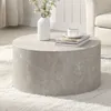 WOHNLING Couchtisch MONOBLOC 60x60x30 cm in Stein-Optik Produktbild-Vorschau 1