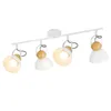 ZMH reflektor sufitowy vintage biała lampa sufitowa 4 Podgląd zdjęcia produktu 10