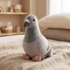 Graue Taube Plüschtier Kuscheltier Kawaii Vogel Stofftier Produktbild-Vorschau 1