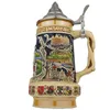 Bierkrug mit Deckel 0,7L – Traditioneller Steinkrug mit Produktbild-Vorschau 7
