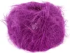 A ball of fluffy pink yarn on a white background. Produktbild-Vorschau
