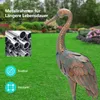 COSTWAY Sada 2 zahradních soch, zahradní sochy jeřábu s Náhled obrázku produktu 4