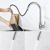 AICA Spültischarmatur Ausziehbar Säulenbrause Wasserhahn Produktbild-Vorschau 1