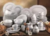 CreaTable Arianne Weiss Kombiservice 61-tlg Porzellan Produktbild-Vorschau 3