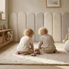 LIKMA Wandkissen Bouclé Polsterpaneel 60x25 cm Grau Produktbild-Vorschau 4