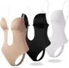 Dámske body s otvoreným chrbtom - SILKLINE Beige XL Náhľad obrázku produktu 2