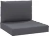 vidaXL Vankúš na paletu 2-dielny Anthracite Oxford Fabric Náhľad obrázku produktu 1