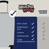 MuchoWow® Koffer Handgepäck Trolley Rollkoffer Kleine Produktbild-Vorschau 6