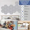 Aopunly 12 stuks akustické panely šestiúhelníkové pruhované Náhled obrázku produktu 4