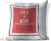 MuchoWow® Outdoor Kissen - Idee + Arbeit = Erfolg" - Produktbild-Vorschau 1