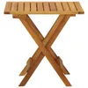 vidaXL Bistro stůl 46x46x47 cm z masivního dřeva akácie Náhled obrázku produktu 2