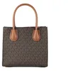 Bolso Michael Kors Mercer Akkordeon con logo, color marrón Vista previa de la imagen del producto 9