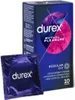 A box of Durex Mutual Pleasure condoms and one individually wrapped condom. Produktbild-Vorschau