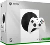 The image shows the retail packaging of an Xbox Series S console and controller. Voir les images du produit