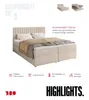 BroMARKT Boxspringbett DREAM mit 2 Bettkasten, Produktbild-Vorschau 3