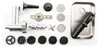 Various parts of a meat grinder are laid out on a white background. Podgląd zdjęcia produktu
