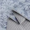 Tagesdecke FLOWERS blau / grau Maße: 220 x 240 cm Produktbild-Vorschau 4