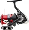 A studio shot of a fishing reel against a white background. Produktbild-Vorschau
