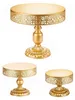 set de 3 présentoirs à gâteaux dorés - Présentoir décoratif Voir les images du produit 3