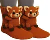 ASKSA 3D Stricksocken mit Tieren Animal Socks Winter Warme Produktbild-Vorschau 1