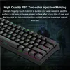 BAJEAL Mechanische Tastatur 61-Tasten-Gaming-Tastatur Produktbild-Vorschau 5