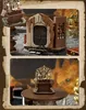 3D-Puzzle DIY holz Miniaturhaus Modellbausatz Puppenhaus Produktbild-Vorschau 4