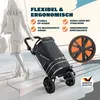 MONZANA® 3in1 Einkaufstrolley 56L bis 50 kg klappbar Produktbild-Vorschau 3