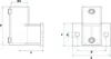 Rohrverbinder Schraubhalterung  1" (33,7 mm), 90° Produktbild-Vorschau 4