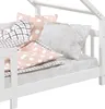 Hausbett CORA 90x190 cm, Weiß - Kinderbett mit Produktbild-Vorschau 6