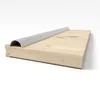 Schwebetürenschrank Kleiderschrank Schrank 203 cm Weiß/Weiß Produktbild-Vorschau 6