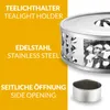 Cosumy Stövchen Teewärmer mit Teelichthalter - Edelstahl - Produktbild-Vorschau 8