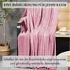 Ecosa Kuscheldecke 150 x 200 cm | Fleecedecke | Tagesdecke Produktbild-Vorschau 5