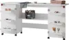 Nähtisch Vicco Carmen Weiß 160 x 80.2 cm mit 6 Regalfächer, Produktbild-Vorschau 6
