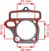 Motor Dichtungssatz Zongsheng 125 ccm für 54 mm Kolben Produktbild-Vorschau 2
