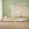 ML-Design Kinderbett 120x200 cm Natur Bodenbett für Kinder Produktbild-Vorschau 7