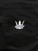 Jigga Crown Stitch Stoff-Jogger-Hose Schwarz / Weiß L Produktbild-Vorschau 6