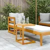 A C-table is placed on a patio next to outdoor furniture, with drinks on the table. Náhled obrázku produktu