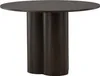 Olivia table de salle à manger ⌀110cm marron. Voir les images du produit 1
