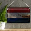 Blechschild Flagge Niederlande 18x12cm Netherlands Rost Produktbild-Vorschau 3
