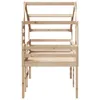Hochbett mit Dach 90x200 cm Massivholz Kiefer Produktbild-Vorschau 5