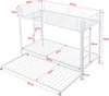 Merax Etagenbett 90x200cm mit Ausziehbett und Leiter, Produktbild-Vorschau 7