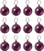 Christbaumschmuck Discokugel - Spiegelkugel 5cm  - Weihnachtskugel - 5x5mm Spiegel - pink - 12St. Produktbild-Vorschau