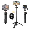 K&F Concept 3-v-1 selfie tyč + stolný stojan s držiakom na Náhľad obrázku produktu 1