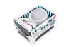 Product packaging for a baby sleep aid device. Produktbild-Vorschau