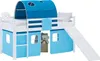 Homestyle4u Hochbett 90x200 Kinder mit Lattenrost Rutsche Produktbild-Vorschau 19