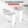12 verstellbare Fensterhaken, transparent, Klemmbereich 10-25 mm Productafbeelding-voorbeeld