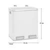 SVITA TM2X15 Poubelle 30L Système de tri des déchets Voir les images du produit 5