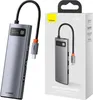 Hub 8W1 Baseus Metal Gleam Series, Usb-C Do 3X Usb 3.0 + Anteprima dell’immagine prodotto 1