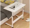Laptoptisch Höhenverstellbarer Tisch mit Rollen – 80×40 cm Produktbild-Vorschau 1